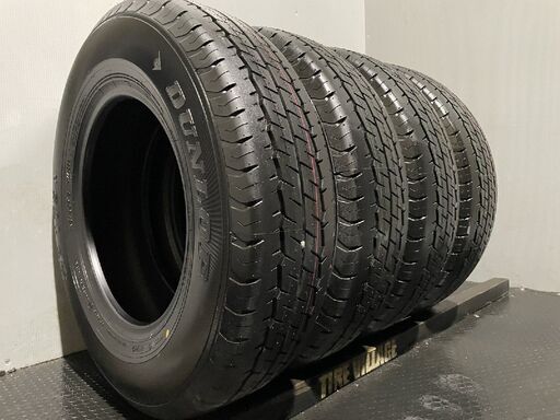 新車外し 2024年製 DUNLOP SP175N 195/80R15 107/105S LT 15インチ 夏タイヤ 4本 ハイエース レジアスエース NV350 キャラバン等 (VVT490)