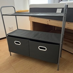 3段ラック　クローゼット収納【BOX付き】