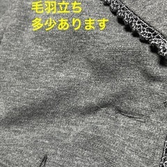 【ぱっと見綺麗めな中古】any FAM グレー　アウター110の画像