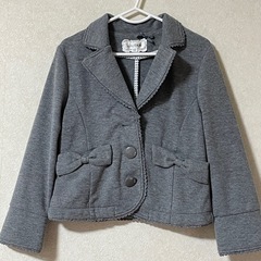 【ぱっと見綺麗めな中古】any FAM グレー　アウター110