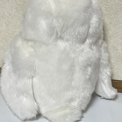 【比較的美品】白フクロウぬいぐるみの画像