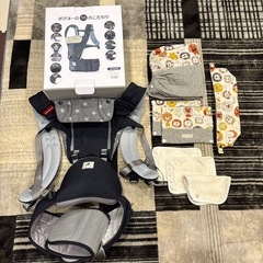 ヒップシート付き抱っこ紐　取り外し可能の画像