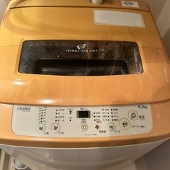 家庭用洗濯機0円‼️の画像