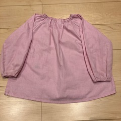 孔雀保育園　スモック　ピンクの画像