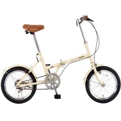 折りたたみ自転車の画像