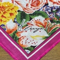 【新品未使用】ハンカチ KENZO 花柄の画像