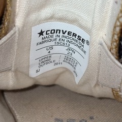 コンバース オールスター ロゴ スニーカー  23cm の画像