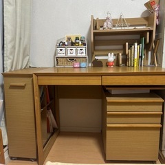 勉強机(ワゴン2台付)です！