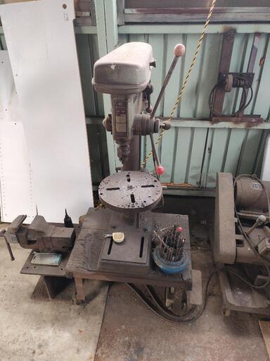 北川鉄工所 13mm 卓上ボール盤 動作確認済　KDR-360  丸テーブル KITAGAWA