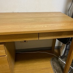 無印良品　デスクの画像