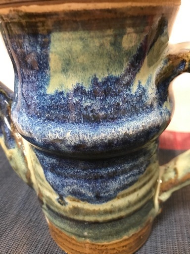 北海道 岩見沢 こぶ志焼き キャビネット保管品 こぶし 山岡三秋 注水お