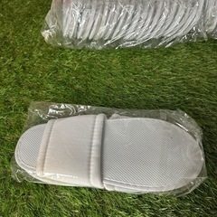 ニット地使いきりスリッパ10足セット✖️8袋！80足！！の画像