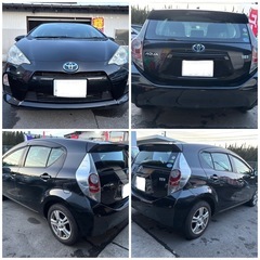 ㊗️販売終了🉐H24低燃費トヨタアクア‼️検8/5/26‼️14.4万㌔‼️ナビETCの画像