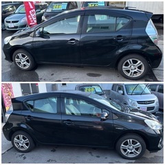 ㊗️販売終了🉐H24低燃費トヨタアクア‼️検8/5/26‼️14.4万㌔‼️ナビETCの画像