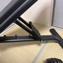 可変式ダンベルとベンチの画像