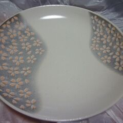 たち吉大皿（花ふぶき9969-253）27.7cm未使用品の画像