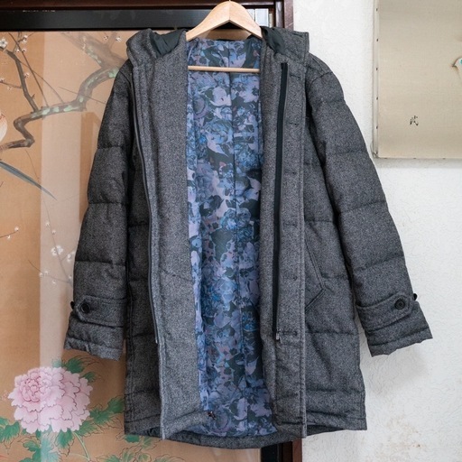 高級 ポールスミス Paul Smith ダウンコート フランス産ダウン