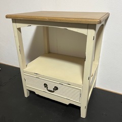定価16,300円　フレンチアンティーク風 天然木　引き出し付き...