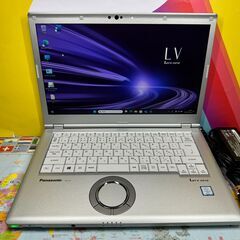 JC0298　Office2024・極美品 CF-LV8 レッツノート バッテリー元気 綺麗　ノートパソコン　大画面