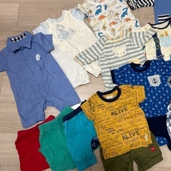 ✳︎取引中✳︎ベビー服　60．70．80サイズ　ロンパース　カバ...
