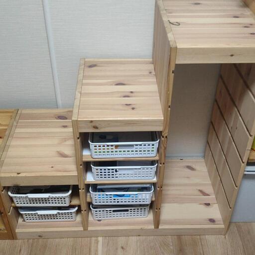 IKEA　イケア　トロファスト　棚　キッズ　収納　家具　2段ボックス　カラーボックス