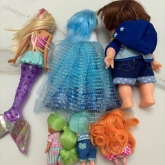 リカちゃん、バービー、あおくん人形の画像