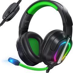 新品　ゲーミングヘッドセット ヘッドホン ゲーミング 3.5mm...
