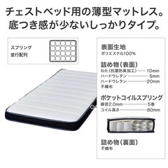 シングルマットレスの画像