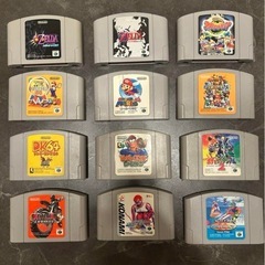 【すぐ遊べる】メモリ拡張パック付きNintendo 64本体/ソフト12本の画像