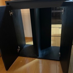 今週中引取限定　60cm 水槽台　木材の画像