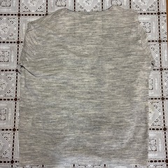 Crocodile グレー カーディガン Lサイズの画像