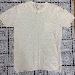 Timely Warning ホワイト ポケット付き Tシャツ L