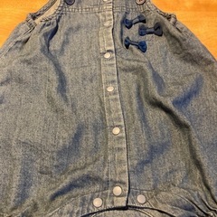 プチバトーカーディガン＆ロンパースセットアップの画像