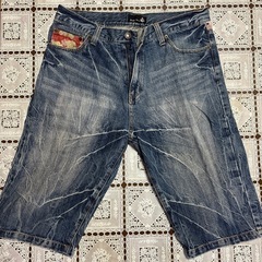 Jungle Storm デニムショートパンツ