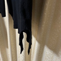 黒ニットセーター　SENCE OF SENCEの画像