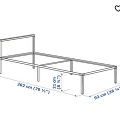 シングルベットフレームの画像