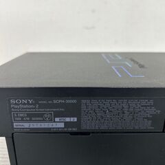 【SONY】 ソニー PlayStation2 SCPH-30000 プレステ2 動作確認済 本体のみ ミッドナイトブラック プレステ プレイステーション 中古 Y1046の画像