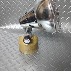 冬キャンプ車中泊【携帯用ガスストーブ】防災用　ガス缶ストーブ　暖房