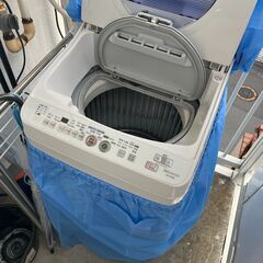 SHARP 洗濯乾燥機 5.5kg + 物干し＆カバー付き
