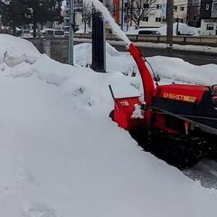 決算月 値下げします‼️ ヤナセ 除雪機 10-16HST ガソリン 整備済み