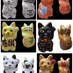 オーダーだるま、招き猫の画像