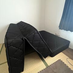 セミダブル 折りたたみスプリングマットレスの画像
