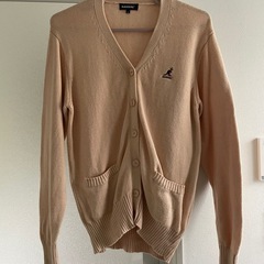KANGOL ベージュカーディガン　