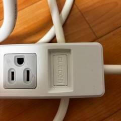 エレコム　アース付　延長コード2m の画像