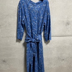 ベイフロー　花柄シャツワンピース