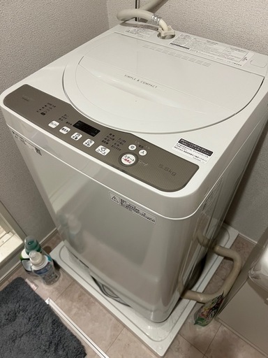 SHARP ES-GE5DJ洗濯機、
