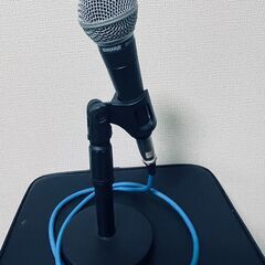 SHURE SM58 + XLRケーブル + マイクスタンド