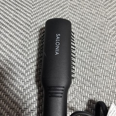 SALONIA ブラシヘアアイロン ブラックの画像