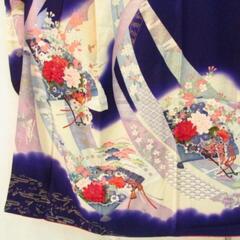 👘★ 正絹 振袖 古典 金彩友禅 ★ トールサイズの画像