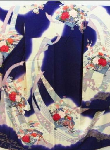 ?★ 正絹 振袖 古典 金彩友禅 ★ トールサイズ